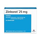 Hochdosiertes Zink. 25 mg pro Tablette. Zinkorot 25 Tabletten mit Zinkorotat. Nur 1x täglich, 100 Stück