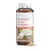 Sanct Bernhard Knoblauch-Mistel-Weißdorn-Kapseln | Mit Knoblauch, Mistel, Weißdorn & B-Vitaminen | 480 Kapseln