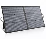 MHPOWOS 110W Tragbares Solarpanel, IP67 Wasserdichtes Faltbares Solarpanel Kit mit 20V Ausgang, 23.5% Wirkungsgrad Modul für Outdoor Camping, Portable Power Station, Laptops, Wohnmobil, RV