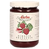 D'Arbo Naturrein Konfitüre Himbeer-Rhabarber 450 g