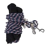 LIYJTK Verstellbare Trainings- und Longierhilfe für e mit Fleece-Bezug auf der Rückseite. Einfache Seileinstellung. Trainingsseil für das Gleichgewicht des es.