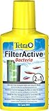 Tetra FilterActive Bacteria - 2in1 Mix aus lebenden Starterbakterien und schlammreduzierenden Reinigungsbakterien, hält den Filter biologisch aktiv und reduziert Mulm, 100 ml