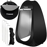 Duschzelt Umkleidekabine WC Zelt 4in1 Pop-Up Camping Schwarz...