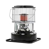 Kerosin Heizung, Tragbare 5.3L 360° Camping Ölheizung, 2600W Sofortheizung für Innen Außen Ideal für Terrasse, Deck, Haus, 8900 BTU/H