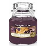 Yankee Candle Duftkerze im Glas (klein) | Autumn Glow | Brenndauer bis zu 30 Stunden