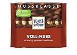 Ritter Sport Voll-Nuss 100 g, Vollmilchschokolade mit...