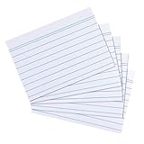 Herlitz 50019397 Karteikarte A8, weiß, 170g/M2, 200 Stück Eingeschweißt (1)