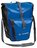 VAUDE Fahrradtasche für Gepäckträger Aqua Back Plus Single 1 x 25 L in blau, Hinterradtasche wasserdicht, Fahrrad Gepäckträgertasche hinten, einfache Befestigung – Made in Germany