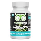 Astragalus Kapseln - hochdosiert - 500 mg - Qualität aus Deutschland - Extrakt ohne Zusätze - vegan - laborgeprüft - Vitamineule®