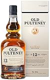 Old Pulteney Highlands Single Malt Whisky 12 Years – Der maritime, von Meeresluft geprägte Whisky aus Schottland in der Geschenkverpackung mit 40% vol. Alkohol (1 x 0,7l)