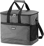 HELDENWERK Kühltasche groß 40L faltbar – Kühlbox bis zu 12h Kühlleistung auslaufsicher & wasserdicht – Thermotasche, Picknicktasche, Lunchtasche, Isoliertasche mit 7 Fächern – verstärkter Boden