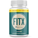 FITX Kapseln - Enthält Apfelessig, Guarana, Cayennepfeffer und mehr - Für Männer & Frauen - 90 Kapseln