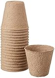 Flower 55042 – Setzlinge biologisch abbaubar rund, 18 U