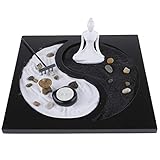 lachineuse – Großer Zen-Garten – Yin- und Yang-Weisheit – Zen-Dekoration – Zen-Garten mit Sand – für das Innen- und Heimbüro – Japanische Geschenkidee – Asiatisches Dekor