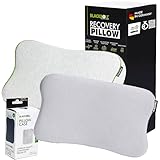 BLACKROLL® Recovery Pillow Set Jersey Hellgrau, ergonomisches HWS Nackenkissen aus Memory-Foam inkl. Zusätzlichem Bezug- Made in Germany
