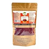 Sumachgewürz (200 g), Sumachpulver, gemahlener Sumach, Essigbaumgewürz, leicht getrocknet und gemahlen, veganes Gewürz