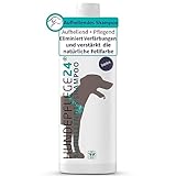 Hundepflege24 Hundeshampoo weißes Fell - Aufhellend & Pflegend - Anti-Gelbstich Formel für kräftiges, gepflegtes, strahlendes Fell - Mit pflegendem Conditioner für leichte Kämmbarkeit - 500ml