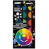 Lamy Deckfarbkasten aquaplus black mit 12 Farben - ideal...