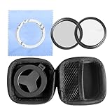 Objektivfilter, magnetischer Polarisator für Kameraobjektiv – Polarisationsfilter für Videos von Camping, Fotografie, Outdoor, Blog Video – Objektiv für Reise Wandern