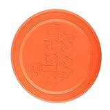 BELLIFFY Hunde- Interactive Dog Toys Dog chew Toy Hunde erziehung Dogs Toys tragbare Wurfscheibe Hund Fliegende Aero-Discs interaktive Wurfscheibe Interaktive Hundescheibe TPU Orange