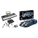 Alesis Melody 61 - Keyboard E-Piano für Anfänger mit Lautsprechern & LEGO 42154 Technic Ford GT 2022 Auto-Modellbausatz für Erwachsene