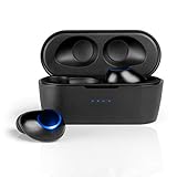 BLAUPUNKT BTW 10 Bluetooth 5.0 Kopfhörer – True Wireless Stereo Earbuds mit Touch-Bedienung, tragbare Ladehülle, Mikrofon & USB-C Anschluss; Sport In-Ear Kopfhörer – Schwarz