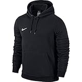 Nike Unisex Kinder Kapuzenpullover Team Club, Schwarz (Black/football White), L