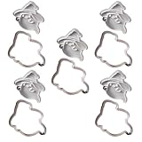Plastomer Keksform, Plätzchenstempel, Halloween, Ausstecher, Fondant, Kuchen, Backwerkzeug, 5 Stück
