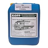 Glanz-Sprühreiniger KOPP 2002 - Reinigungskonzentrat 1:10 bis 1:50 Komplettreiniger für Truck LKW Traktoren Landmaschinen Baumaschinen (10-Liter Kanister mit Aktiv-Schaum)
