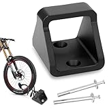 Hcunbsu Wandanker Fahrrad aus 5 mm Dickem Stahl, Wand- und Bodenanker für Fahrradschloss mit 2 Sätzen von 304 Edelstahlschrauben