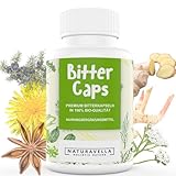 Dr. Elisabeth BitterCaps® Bio-Bitterkapseln | Premium Bio-Bitterkräuter I Nach Hildegard von Bingen und Bertrand Heidelberger | Hochdosiert, vegan und laborgeprüft, 90 Kapseln