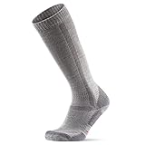 DANISH ENDURANCE Merino Kniehohe Wandersocken, Gepolstert, Warm, für Damen & Herren, 1 Paar