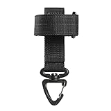 Qsvbeeqj Hook Tactic Gear Clip Keeper Outdoor Schlüsselanhänger Gürtel Schlüsselanhänger Gurtband Handschuhe Seilhalter