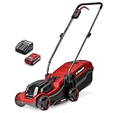 Einhell Akku-Rasenmäher GE-cm 18/30-1 Li BL (1x3,0Ah) Power X-Change (18 V, 30 cm Schnittbreite, bis 175 m², Brushless, 27L Grasfangkorb, 30-65 mm Schnitthöhe, inkl. Akku)