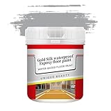 Wasserdichter Garagenboden Epoxy - Rutschfeste Farbe für Außenflächen im Innenbereich | Dichtungsharz-Beschichtung Einfahrten Straßen Keller, Langzeitschutz für die Instandhaltung des