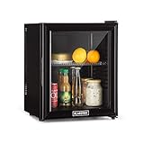 Klarstein Mini Kühlschrank für Zimmer, 24 Liter Mini-Kühlschrank für Getränke, Snacks & Kosmetik, Kleine Minibar, Kühlschrank Klein & Leise, Verstellbare Ablagen, Kleiner Skincare Kühlschrank
