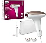 Philips Lumea IPL Haarentfernungsgerät 7000 Series – Haarentfernungsgerät mit Satin Compact Korrekturtrimmer, 2 Aufsätze für Körper und Gesicht (Modell BRI921/00)