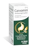 Carvomin pflanzliche Verdauungstropfen bei Magen-Darm-Beschwerden, Blähungen, Völlegefühl & Magenkrämpfen - mit natürlichen Bitterstoffen und ohne Schöllkraut - 20 ml