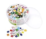 Rayher Soft Glas Mosaik Mix, polygonal (unregelmäßig), bunte Mischung, Dose 500g ,14796999