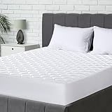 Utopia Bedding Gesteppter Matratzenschoner 90 x 200 cm,...