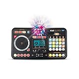 Vtech mit Bluetooth, Kidi DJ Mix – 10-in-1 DJ-Mischpult mit Launchpad, Jog-Wheel und vielen Effekten zum Bearbeiten der Musik – Für Kinder von 6-12 Jahren, Mehrfarbig