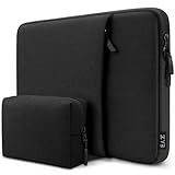 15,6 Zoll Laptoptasche Laptophülle,ZYB Sleeve Wasserdicht Hülle Laptop Tasche 15.6 für 15 Zoll Notebook Lenovo Thinkpad Ideapad HP Acer Dell Surface Laptop,2023-2019 MacBook PRO 16 M3 M2 M1-Schwarz