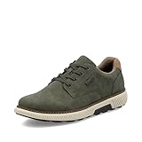 Rieker Herren Sneaker Schuhe B3317, Männer Schnürschuhe, lose Einlage, wasserabweisend, riekerTEX,Schnuerschuhe,Schnuerer,grün (54),44 EU / 9.5 UK