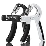 BLBK Handtrainer - 2er-Set Handtrainer Unterarmtrainer, Verstellbarer Griff 5-60 kg, Grifftrainer - Handmuskeltrainer.