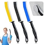 Hmseng 3 Stück Fugenbürste,Reinigungsbürste, Putzbürste,Spaltreinigungsbürste, für Fliesenböden, Gleitschiene, Tastatur, Türfensterschienen,Enge Ecken