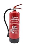 Feuerlöscher 6L Schaum AB mit Manometer, EN 3, Wandhalterung und ANDRIS® Prüfnachweis & ISO-Symbolschild Folie