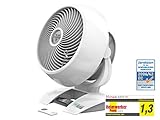 Vornado 6303DC - Energiesparender Ventilator mit 99 Stufen stufenlos regelbar - inkl. Timer und Fernbedienung - bis 80qm 30dB 3-49 W