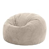 Icon Kingston Sitzsack, Beige, Sitzsack Sessel, Cord...