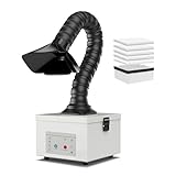 45W Lötrauchabsaugung mit 3-Stufen-Filter, 207 m³/h Rauchabsauger，