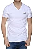 Superdry Herren ORANGE LABEL VNTGE EMB VEE TEE T-Shirt, Weiß (Optic White 26C), XXX-Large